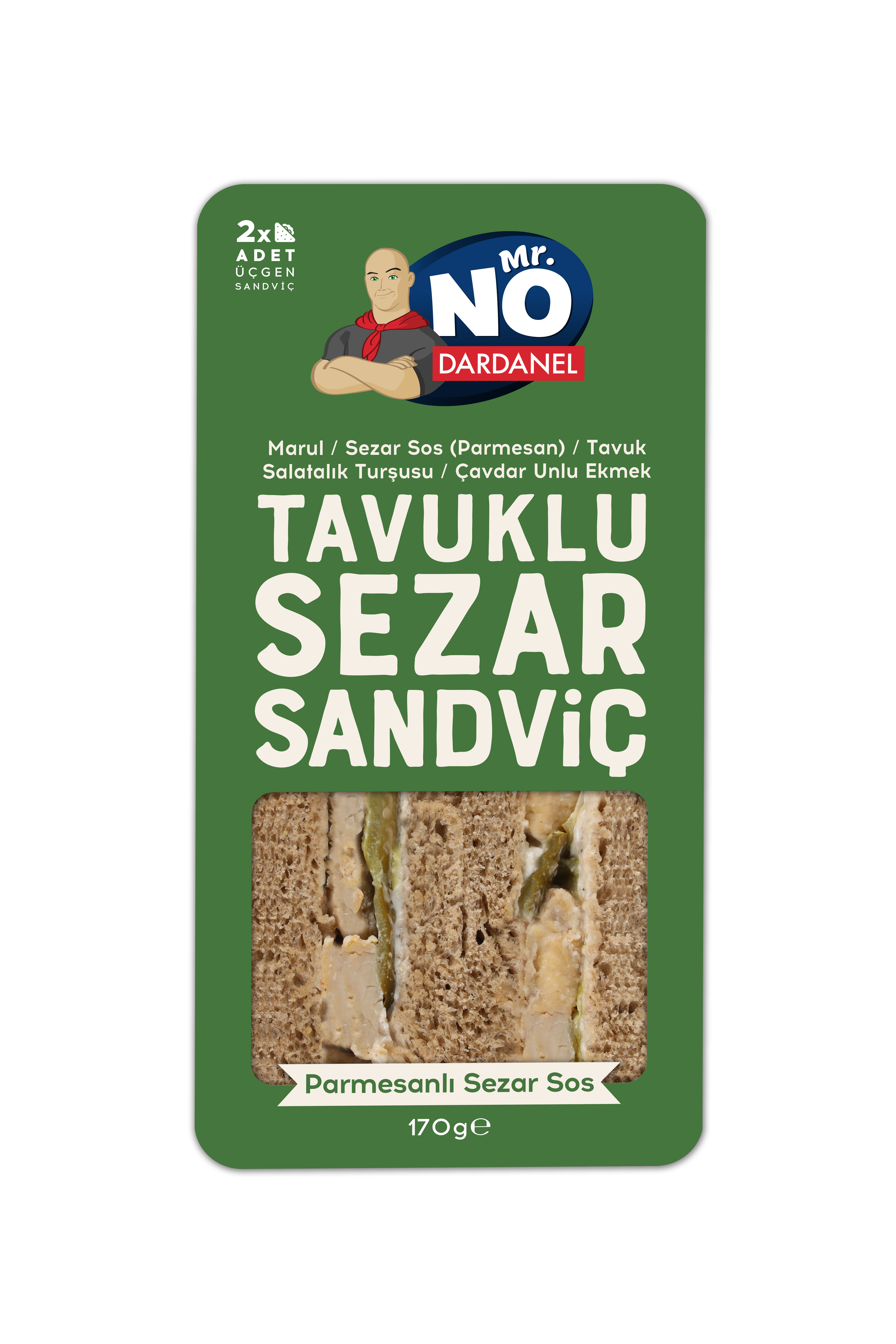 Sezar Soslu Tavuklu Sandviç